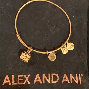 Alex and Ani gold bracelet with gift box
